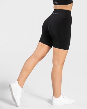 Black Teveo True Women's Shorts | UK-RJNW68145