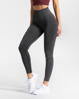 Dark Grey Teveo Classy Women's Leggings | UK-GAWD63589