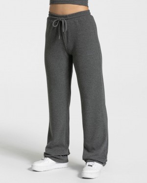 Dark Grey Teveo Lounge Pants Women's Leggings | UK-JSDY24987