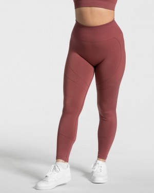 Fuchsia Teveo True Women's Leggings | UK-JZGQ91546