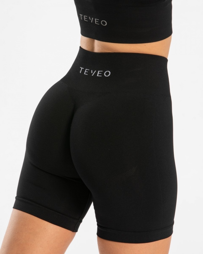 Black Teveo Classy Women's Shorts | UK-JZUQ60942