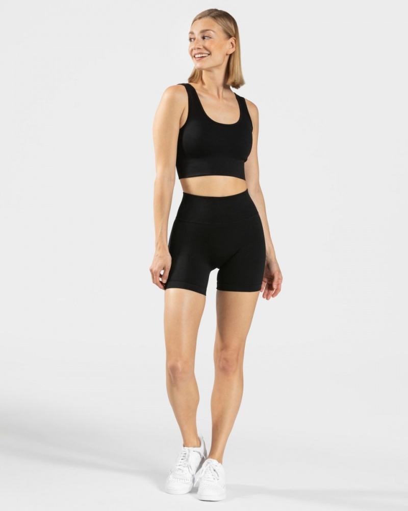 Black Teveo Sensation Mini Women's Shorts | UK-VYLU02753