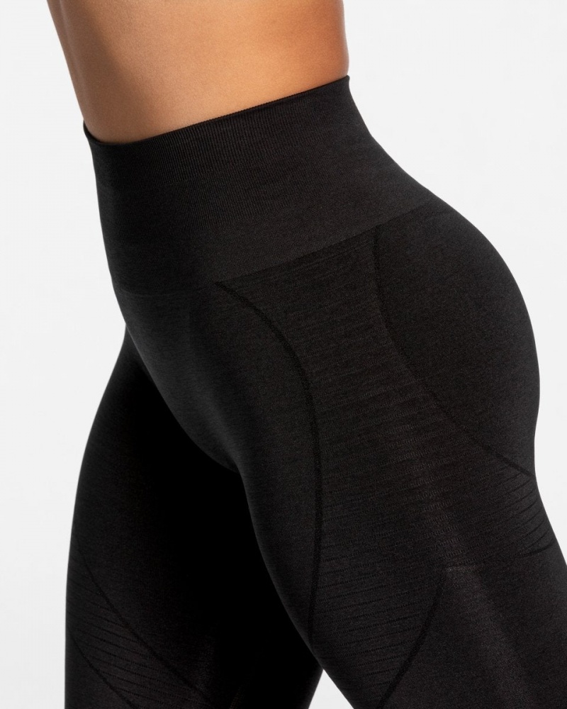 Black Teveo True Women's Leggings | UK-ANDB13649