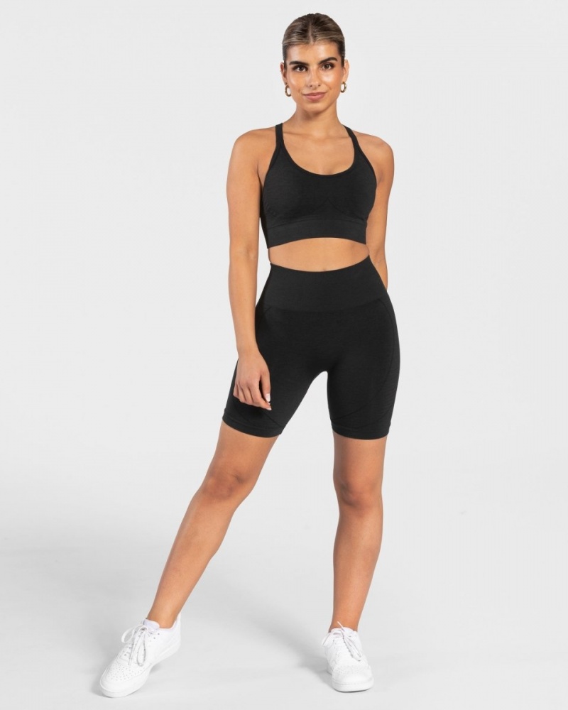 Black Teveo True Women's Shorts | UK-RJNW68145