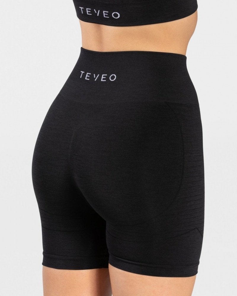 Black Teveo True Women's Shorts | UK-RJNW68145