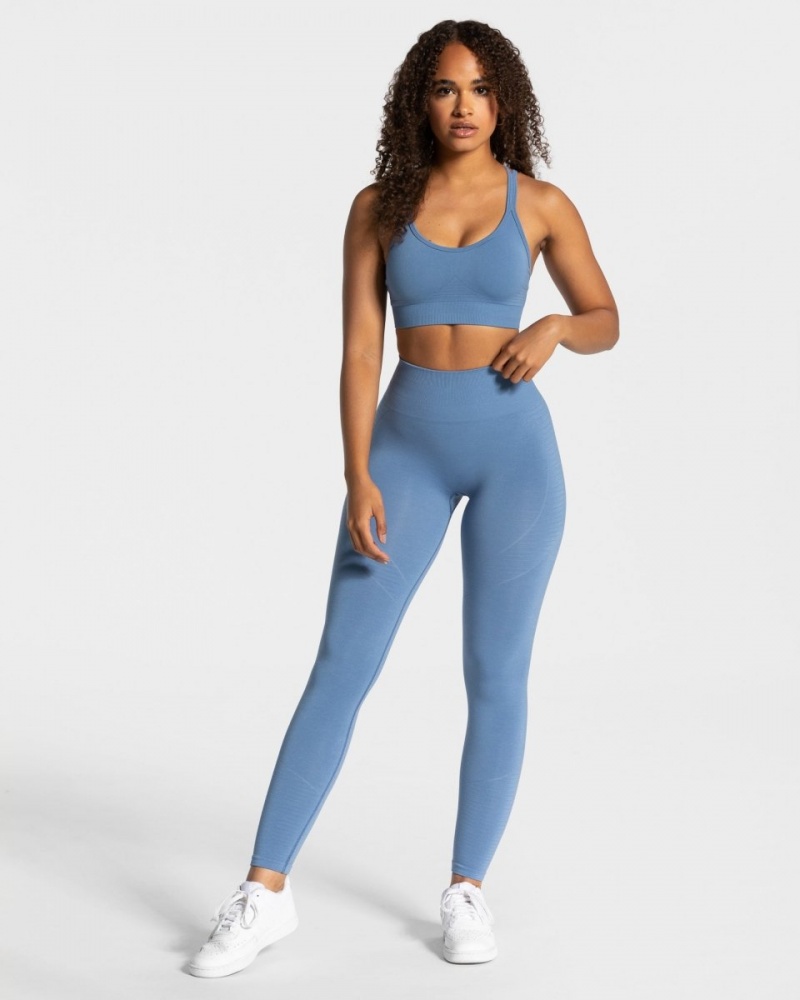 Blue Teveo True Women's Leggings | UK-BAUZ86573