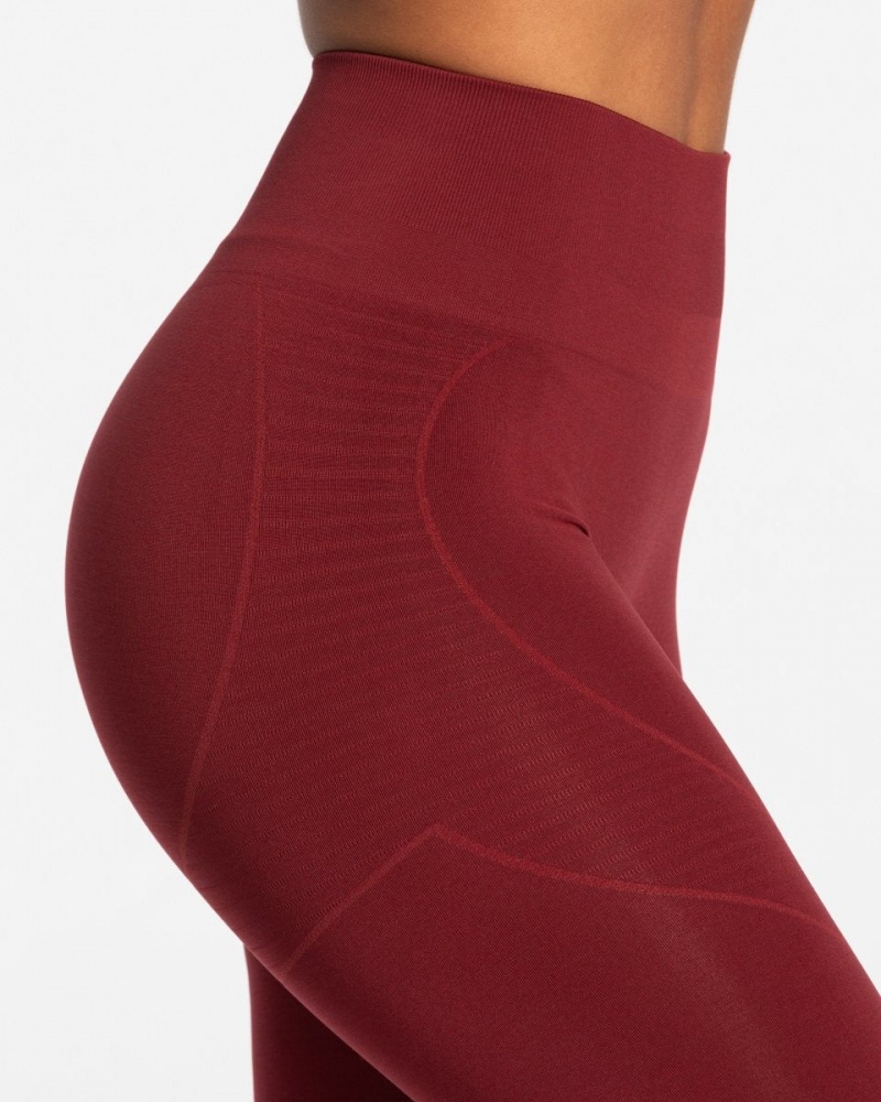 Burgundy Teveo True Women's Leggings | UK-KAGM46719