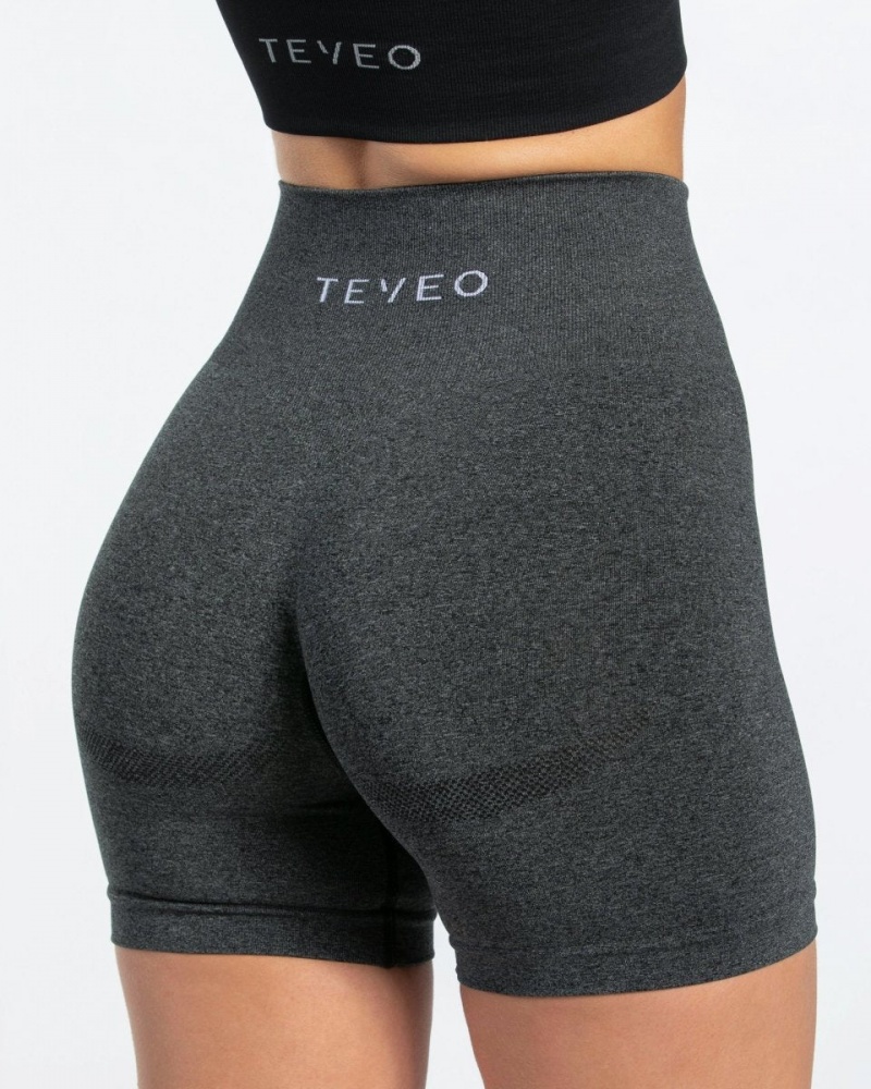 Dark Grey Teveo Classy Women's Shorts | UK-FZDI48936