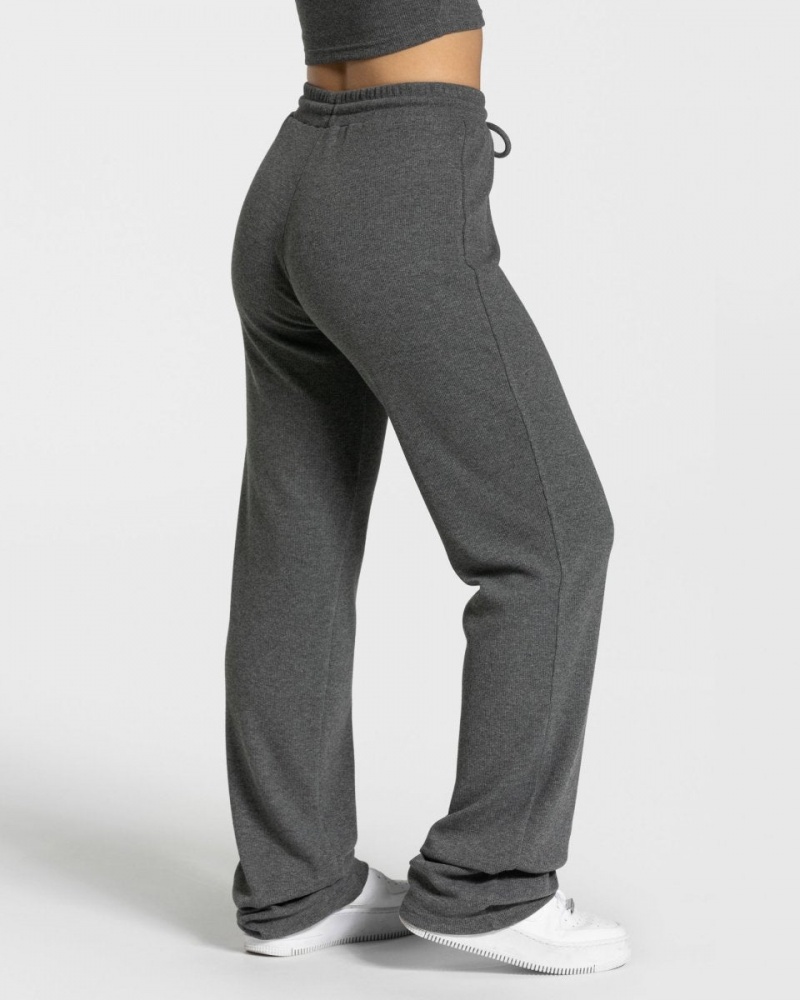 Dark Grey Teveo Lounge Pants Women's Leggings | UK-JSDY24987