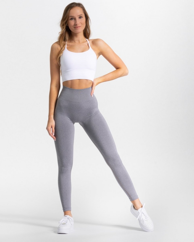 Grey Teveo Classy Women's Leggings | UK-RJWN29170