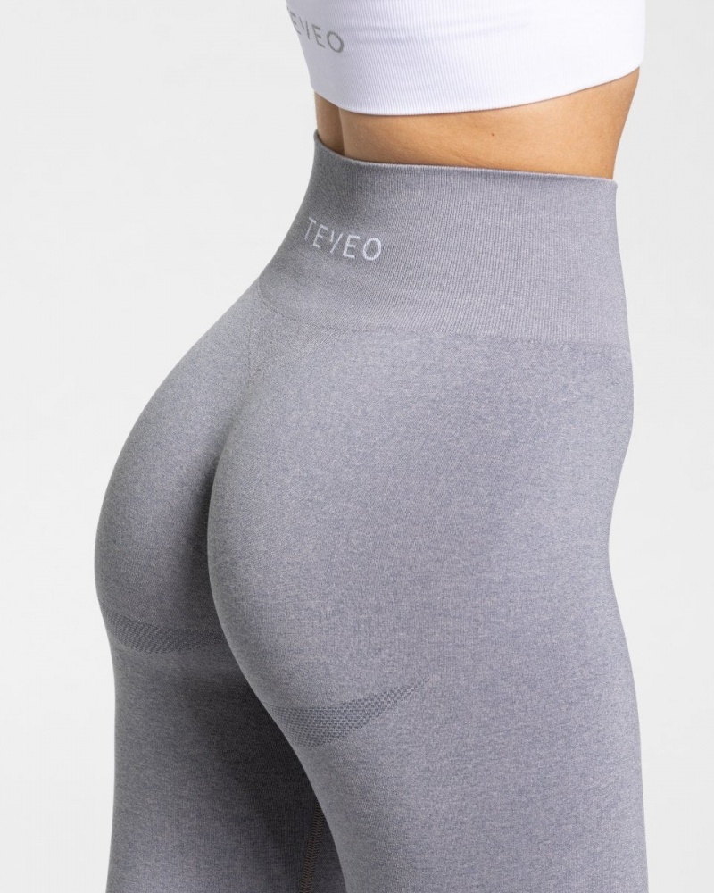 Grey Teveo Classy Women's Leggings | UK-RJWN29170