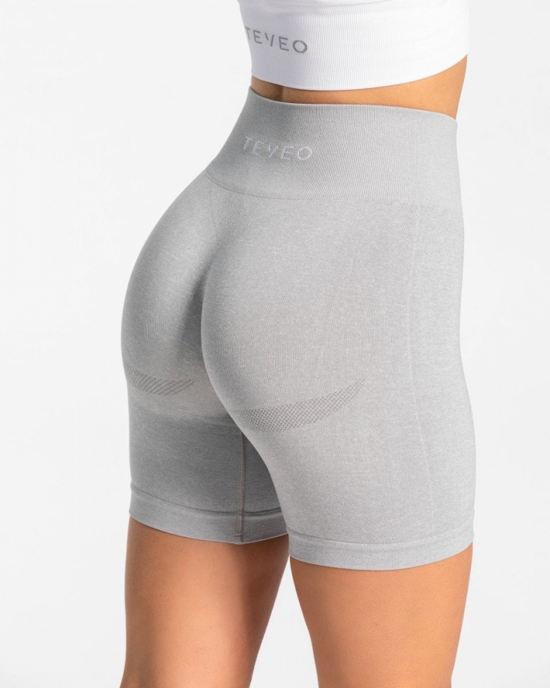 Light Grey Teveo Classy Women's Shorts | UK-FAQS61472