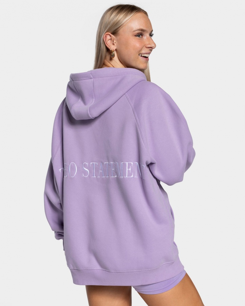 Light Purple Teveo Statement Oversized Women's Jacket | UK-RDBJ43651