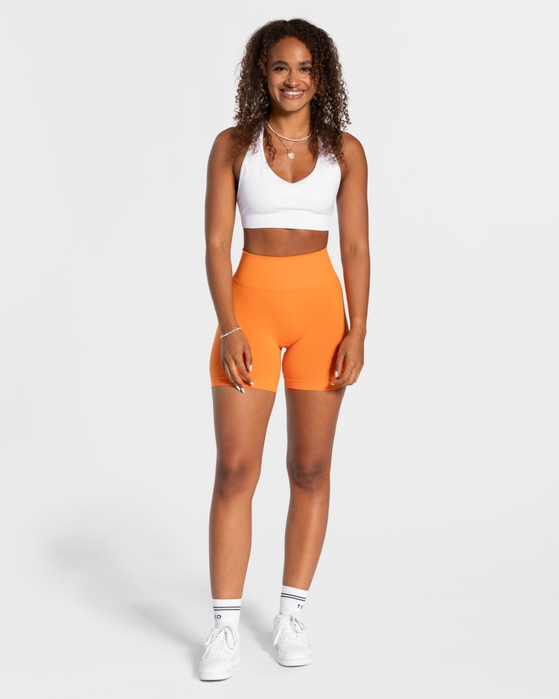 Orange Teveo Classy Women's Shorts | UK-UYFB56439