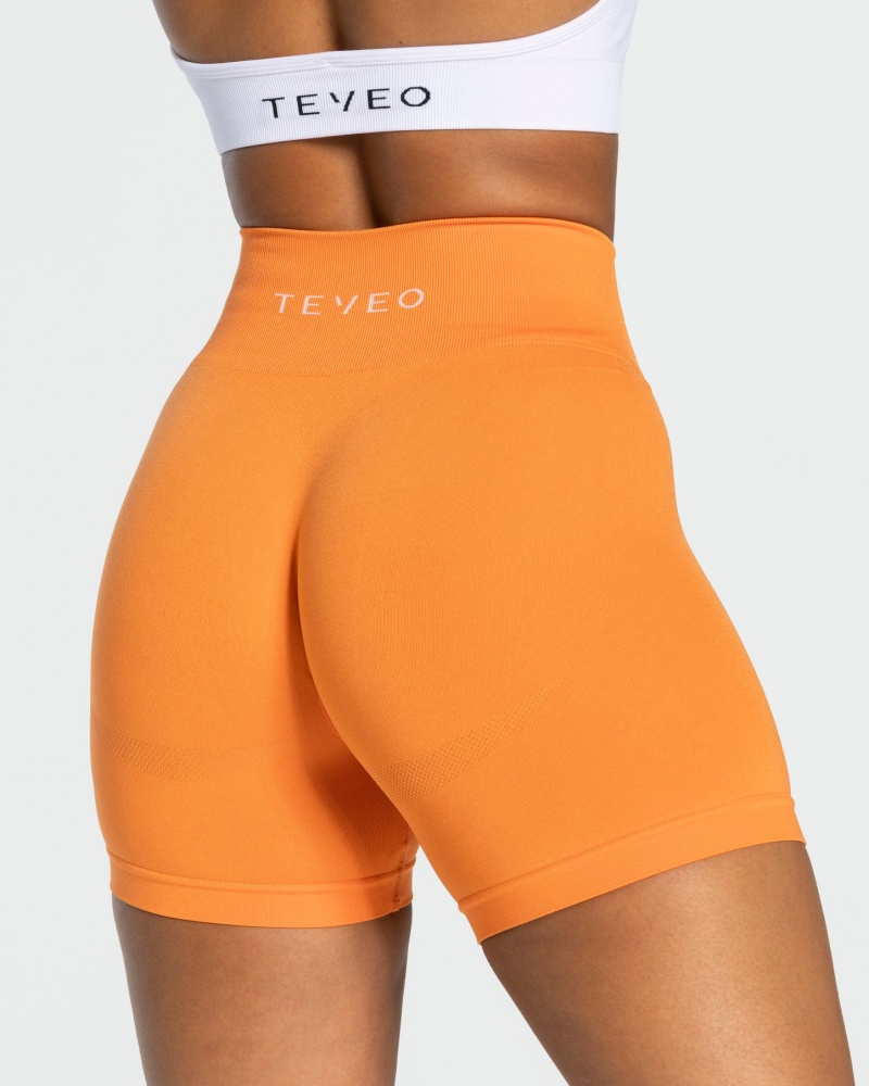 Orange Teveo Classy Women's Shorts | UK-UYFB56439