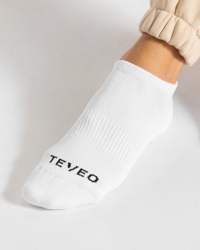 White Teveo Active (2pcs) Women's Socks | UK-KVTI12308